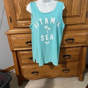 VS Pink Turquoise Tank size M